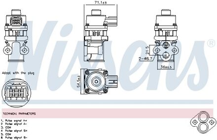 Mazda EGR-klep 98368