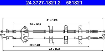 Mazda Handremkabel 24372718212