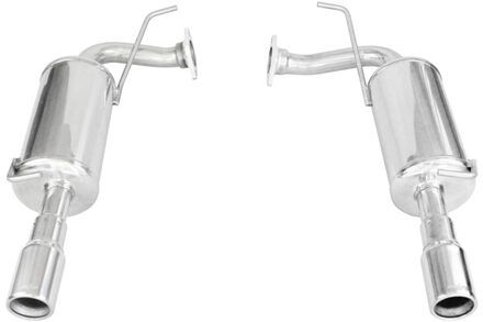 Mazda InoxCar uitlaat passend voor Mazda 6 2.3 Turbo 16V 260pk 2005- 1x80mm IXMAZD0180