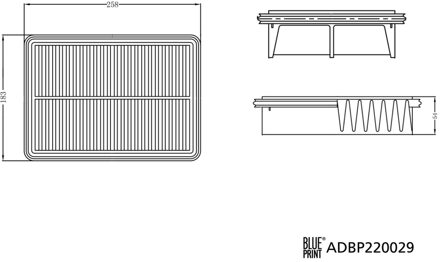Mazda Luchtfilter ADBP220029