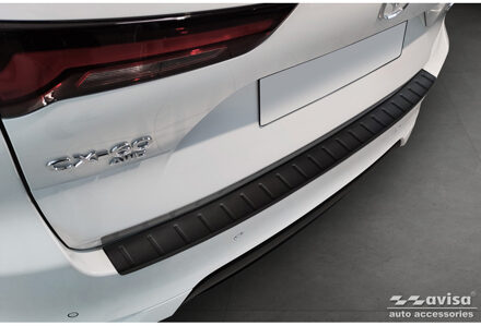 Mazda Matzwart RVS Achterbumperprotector passend voor Mazda CX-60 (KH_) 2022- 'Ribs' AV240339