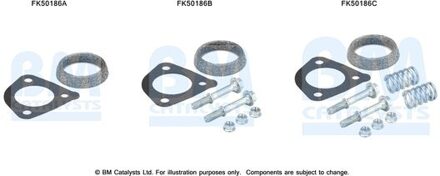 Mazda Montageset, uitlaatpijp FK50186