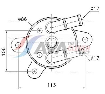 Mazda Oliekoeler, automatische transmissie MZ3301
