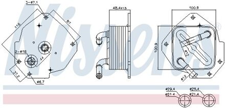 Mazda Oliekoeler, motorolie 91456