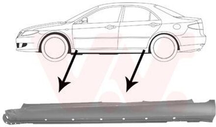 Mazda Plaatwerkdeel Dorpel