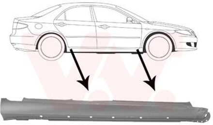 Mazda Plaatwerkdeel Dorpel