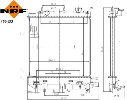 Mazda Radiateur 53433