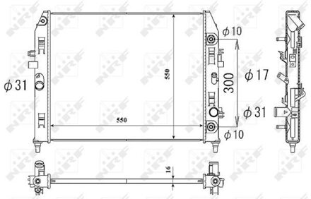 Mazda Radiateur 53851