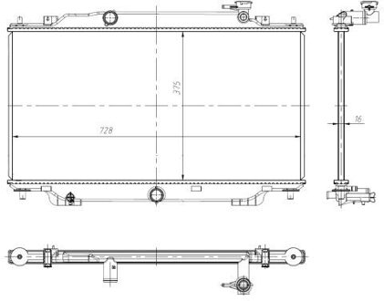 Mazda Radiateur 550024
