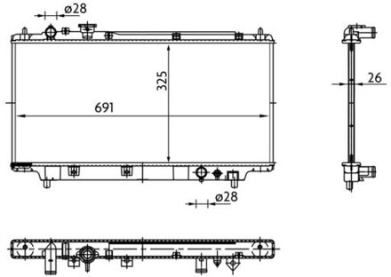 Mazda Radiateur CR183000S