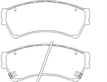 Mazda Remblokken set 2458202