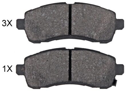 Mazda Remblokken set 35139