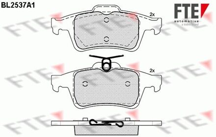 Mazda Remblokken set BL2537A1