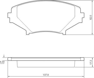 Mazda Remblokken set