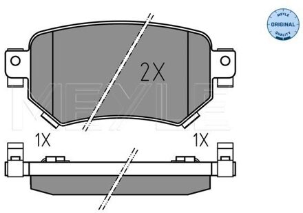 Mazda Remblokkenset, schijfrem 0252234915