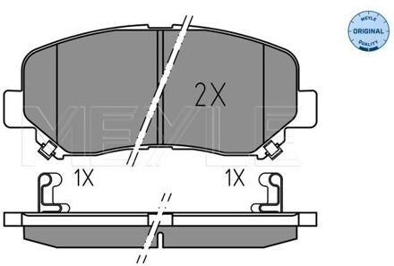 Mazda Remblokkenset, schijfrem 0252556416