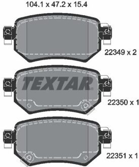 Mazda Remblokkenset, schijfrem 2234901