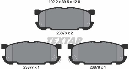 Mazda Remblokkenset, schijfrem 2387601