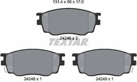 Mazda Remblokkenset, schijfrem 2424601