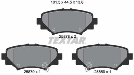 Mazda Remblokkenset, schijfrem 2587801