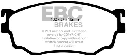 Mazda Remblokkenset, schijfrem DP1411