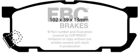 Mazda Remblokkenset, schijfrem DP1453