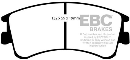 Mazda Remblokkenset, schijfrem DP1465