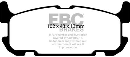 Mazda Remblokkenset, schijfrem DP1685