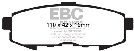 Mazda Remblokkenset, schijfrem DP1733