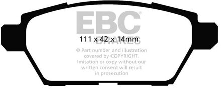 Mazda Remblokkenset, schijfrem DP1766