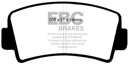 Mazda Remblokkenset, schijfrem DP207