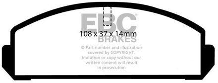 Mazda Remblokkenset, schijfrem DP271