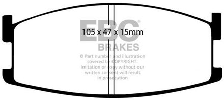 Mazda Remblokkenset, schijfrem DP327