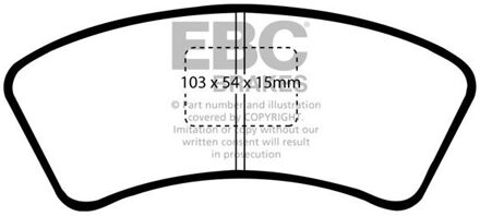 Mazda Remblokkenset, schijfrem DP640