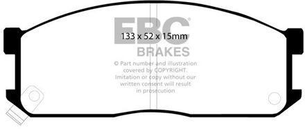 Mazda Remblokkenset, schijfrem DP683