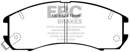 Mazda Remblokkenset, schijfrem DP705