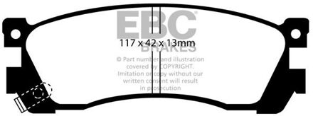 Mazda Remblokkenset, schijfrem DP740