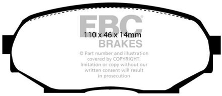 Mazda Remblokkenset, schijfrem DP802