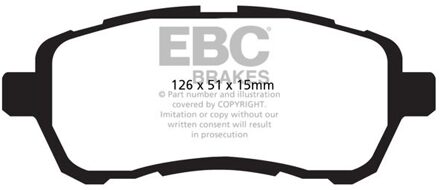 Mazda Remblokkenset, schijfrem DPX2003