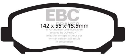 Mazda Remblokkenset, schijfrem DPX2134