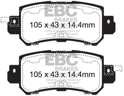 Mazda Remblokkenset, schijfrem DPX2135