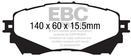 Mazda Remblokkenset, schijfrem DPX2170