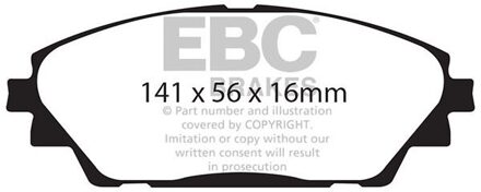 Mazda Remblokkenset, schijfrem DPX2185