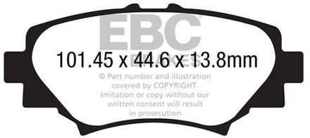 Mazda Remblokkenset, schijfrem DPX2186