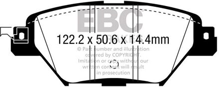 Mazda Remblokkenset, schijfrem DPX3083