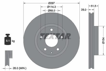 Mazda Remschijf 92257405