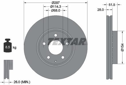 Mazda Remschijf 92295003