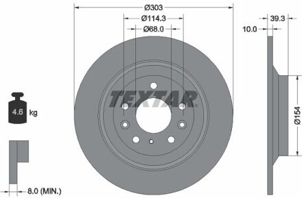 Mazda Remschijf 92324803