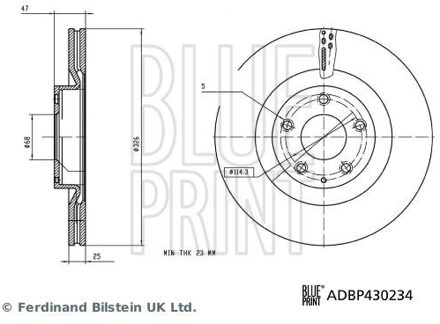 Mazda Remschijf ADBP430234