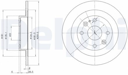 Mazda Remschijf BG2805